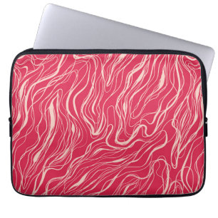 Sketch curves laptop sleeve