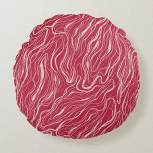 Sketch curves  throw pillow