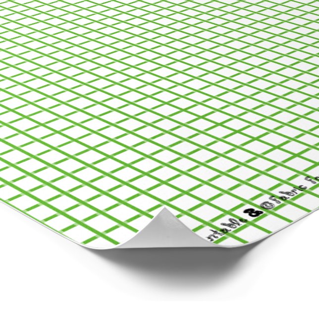 Sketch Draw On Graph Line Paper Sheet  Poster (Corner)