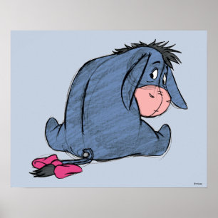 Sketch Eeyore 1 Poster