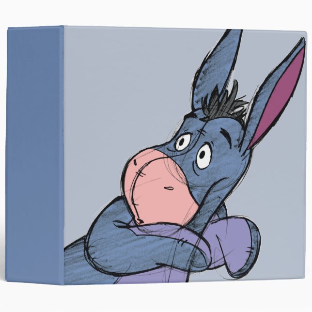 Sketch Eeyore 2 Binder (Front/Spine)