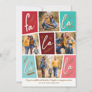 Sketch Fa La La La La Four Photo Christmas Holiday