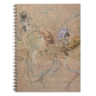 Sketch for 'At the Masked Ball', c.1892 (coloured Notebook