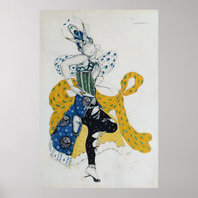 Sketch for the ballet 'La Peri' Poster (Front)