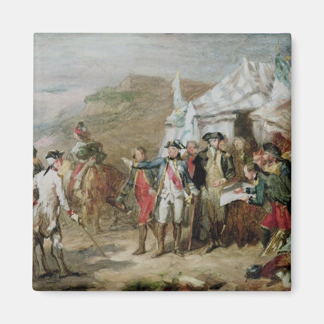 Sketch for the Battle of Yorktown Magnet (Front)