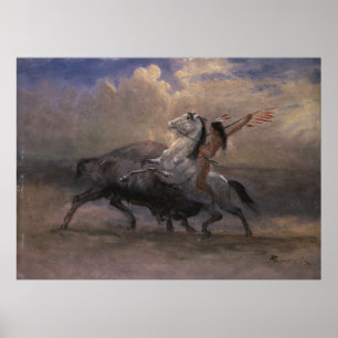 Sketch for The Last of the Buffalo Poster