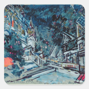 Sketch for the opera, 'The Tale of Tsar Saltan' Square Sticker