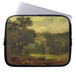 Sketch from Nature in Sion Park, 1819 (oil on card Laptop Sleeve