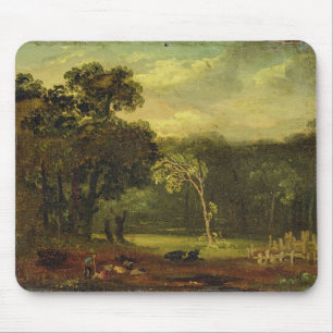 Sketch from Nature in Sion Park, 1819 (oil on card Mouse Pad
