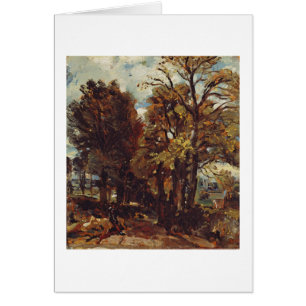 Sketch of a Lane at East Bergholt, c.1810 (oil on