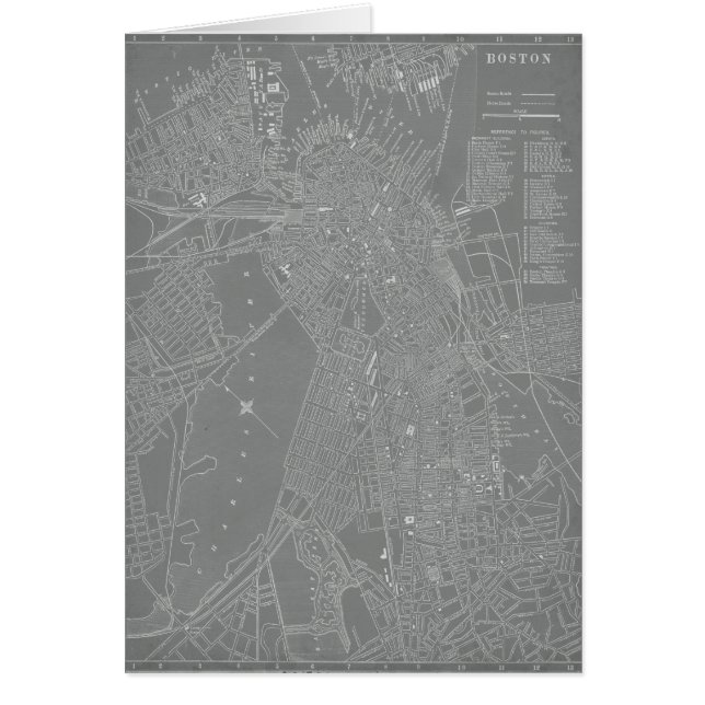 Sketch of Boston City Map (Front)