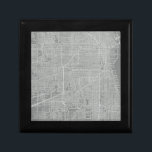 Sketch of Chicago City Map Gift Box<br><div class="desc">Sketch of Chicago City Map. Artist: Vision Studio. Image ID: 64744Z.</div>