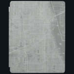 Sketch of Chicago City Map iPad Cover<br><div class="desc">Sketch of Chicago City Map. Artist: Vision Studio. Image ID: 64744Z.</div>