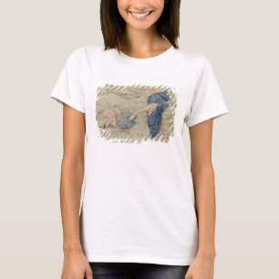 Sketch of Christ Walking on Water (w/c on paper) T-Shirt