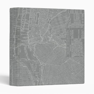 Sketch of New York City Map Binder