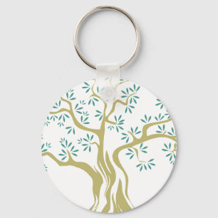 Sketch of Olive tree Keychain