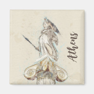Sketch of Statue of Athena  Magnet