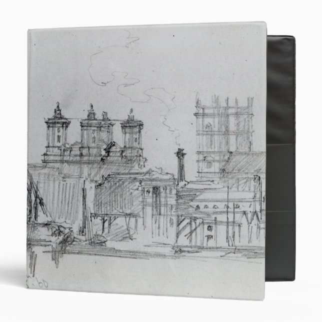 Sketch of Westminster, 1860 Binder (Front/Inside)