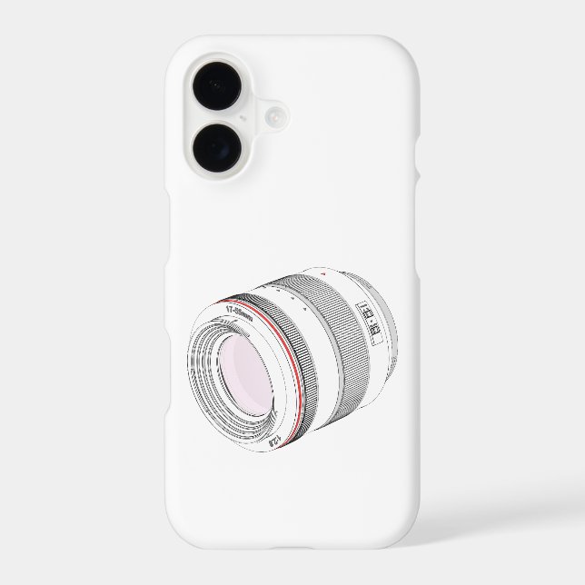 Sketch of zoom camera lens (Back)