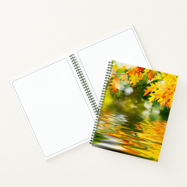 Sketch Pad Notebook-Autumn Waters Notebook (Inside)
