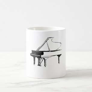 Sketch Piano Mug