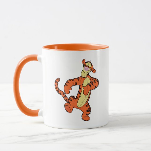 Sketch Tigger Mug (Left)
