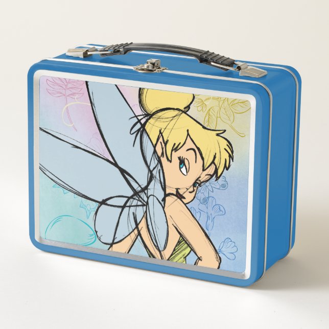 Sketch Tinker Bell 2 Metal Lunch Box (Front)
