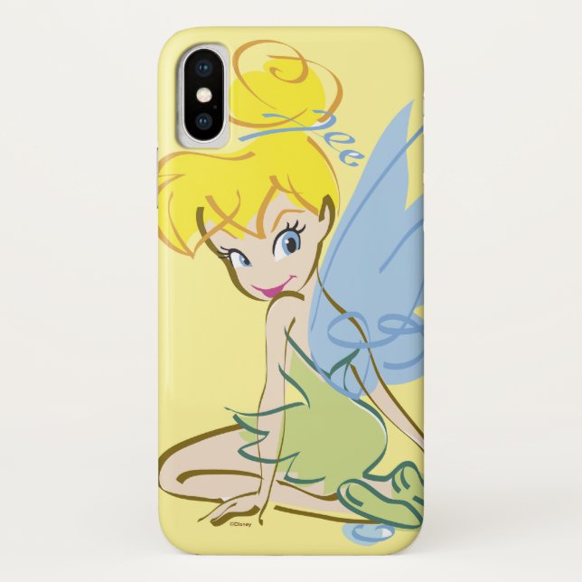 Sketch Tinker Bell 4 Case-Mate iPhone Case (Back)