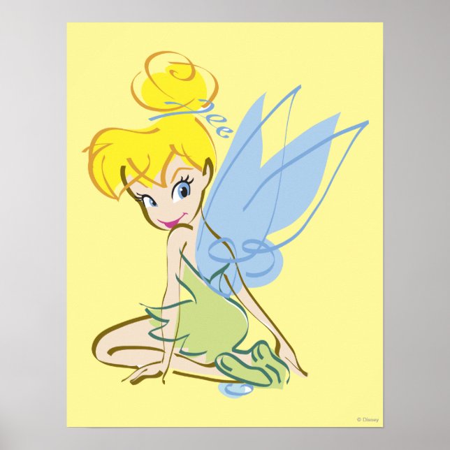Sketch Tinker Bell 4 Poster (Front)