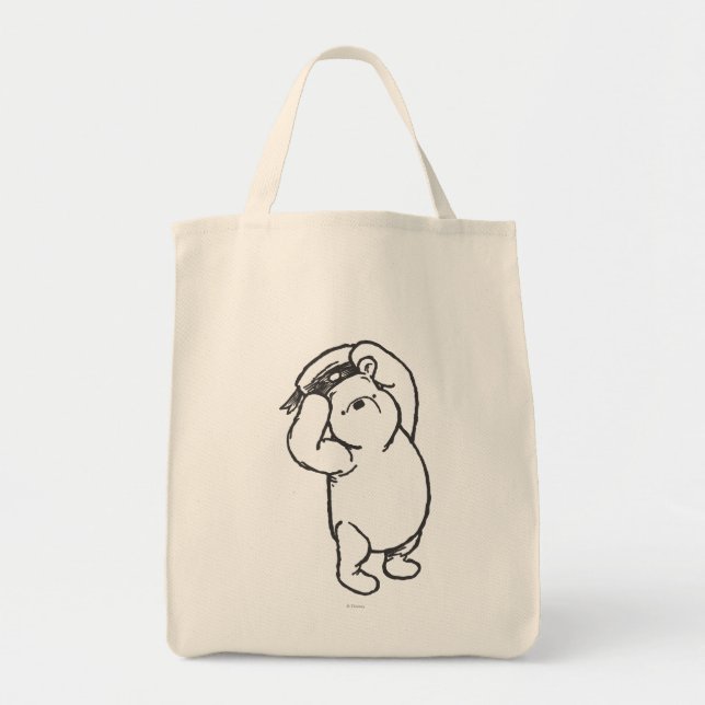 Sketch Winnie the Pooh 1 Tote Bag (Front)