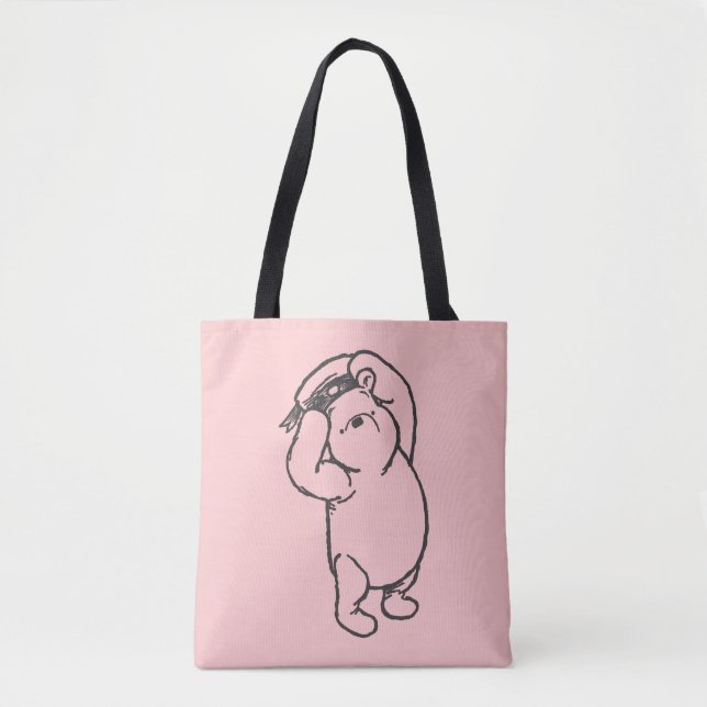 Sketch Winnie the Pooh 1 Tote Bag (Front)