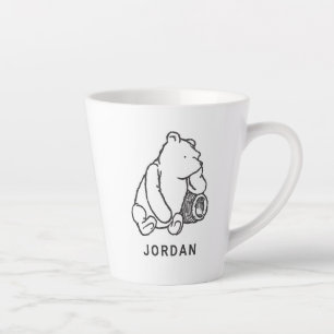 Sketch Winnie the Pooh 2 Latte Mug