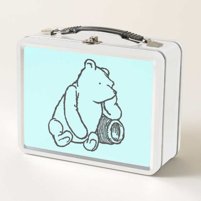 Sketch Winnie the Pooh 2 Metal Lunch Box (Front)