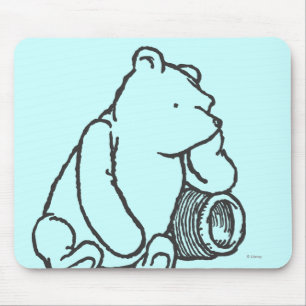 Sketch Winnie the Pooh 2 Mouse Pad