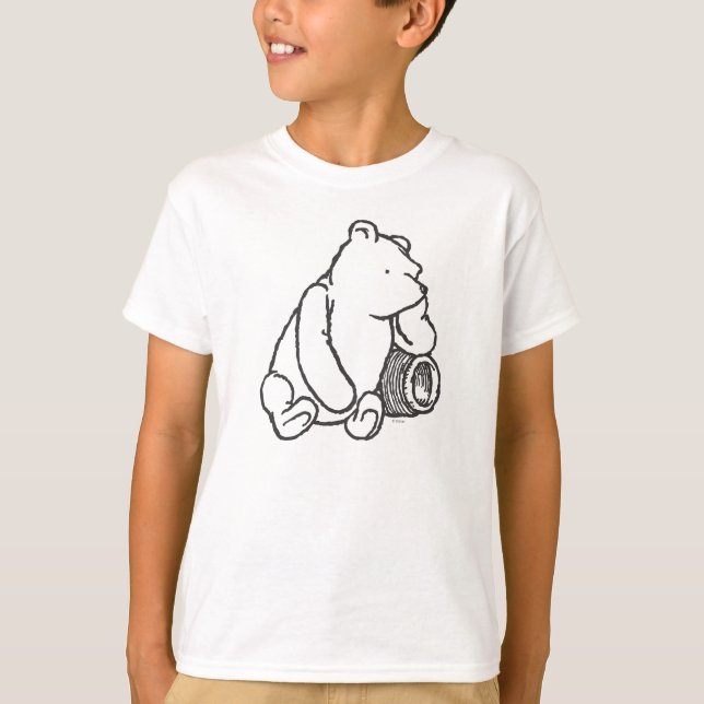 Sketch Winnie the Pooh 2 T-Shirt (Front)