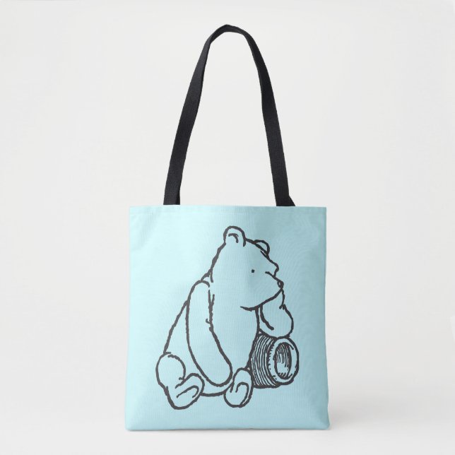 Sketch Winnie the Pooh 2 Tote Bag (Front)