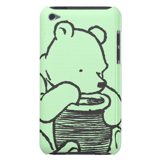 Sketch Winnie the Pooh 3 iPod Touch Case (Back)