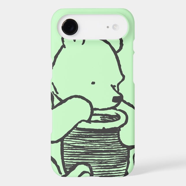 Sketch Winnie the Pooh 3 iPod Touch Case (Back)