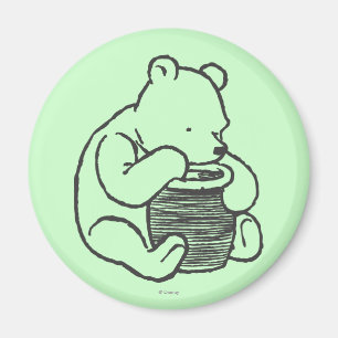Sketch Winnie the Pooh 3 Magnet