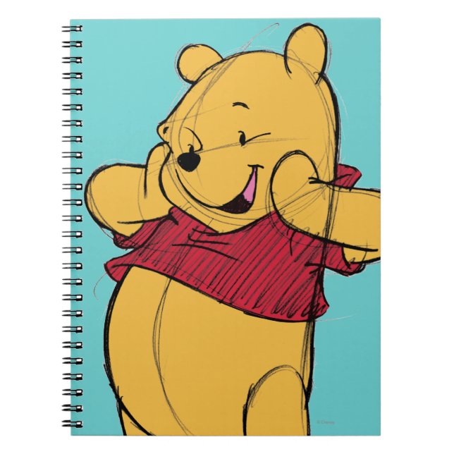 Sketch Winnie the Pooh Notebook (Front)