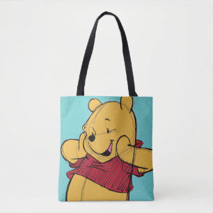 Sketch Winnie the Pooh Tote Bag