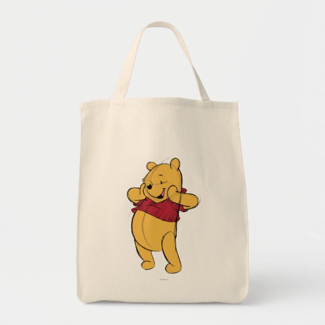 Sketch Winnie the Pooh Tote Bag (Front)