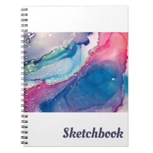 Sketchbook - Alcohol Ink Notizblock Notebook