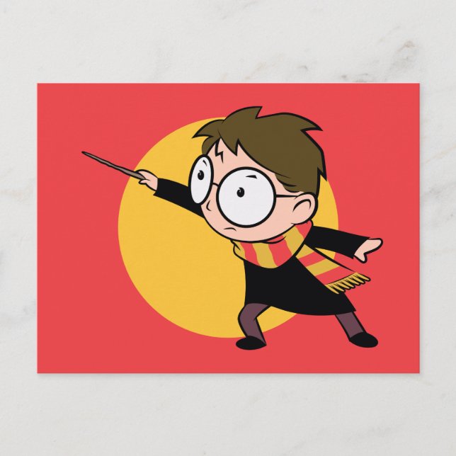 Sketchbook HARRY POTTER™ Casting Spell Invitation Postcard (Front)