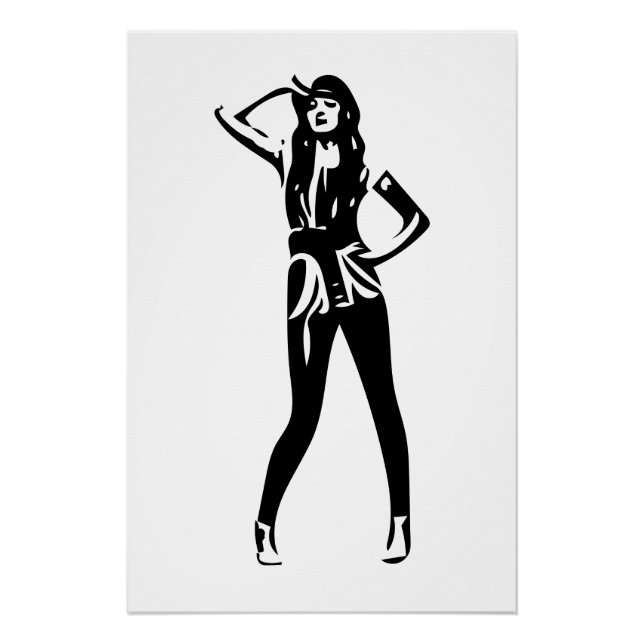 Sketched Couture Fashion Poster (Front)