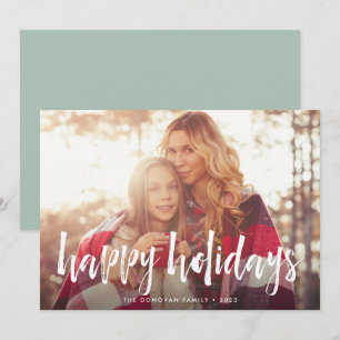 Sketched Overlay   Holiday Photo Card