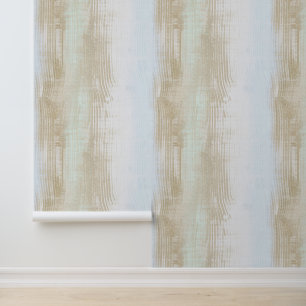 Sketched vertical strip light beige colour texture wallpaper