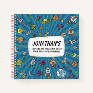 Sketches and Tales From Outer Space Notebook