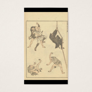 Sketches of Japanese Martial arts, Ninja c. 1800's