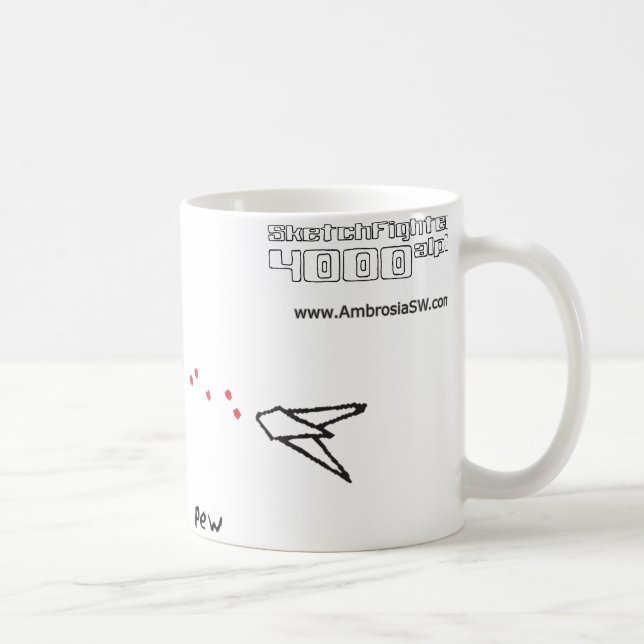 Sketchfighter 4000 Alpha Coffee Mug (Right)